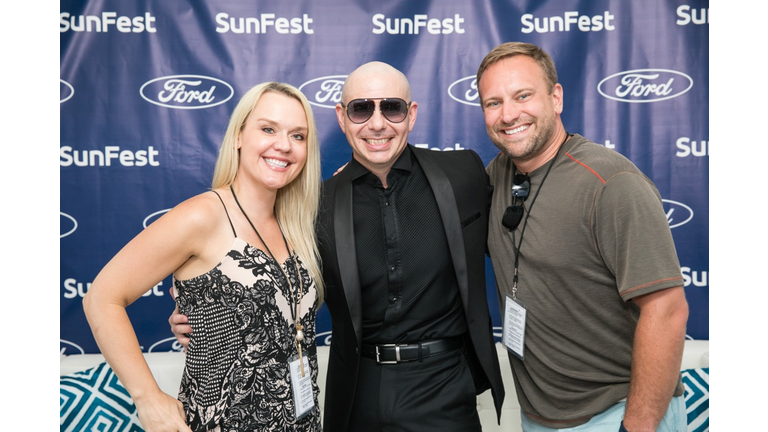 Pitbull Meet & Greet - SunFest 2018