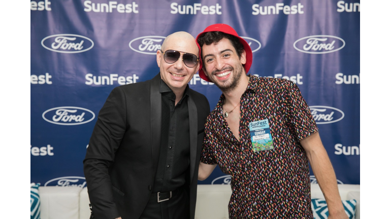 Pitbull Meet & Greet - SunFest 2018