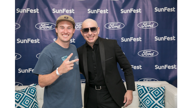 Pitbull Meet & Greet - SunFest 2018