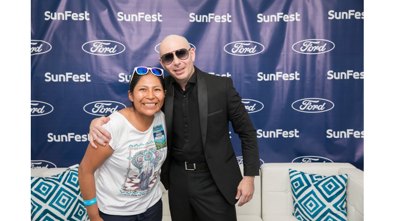 Pitbull Meet & Greet - SunFest 2018