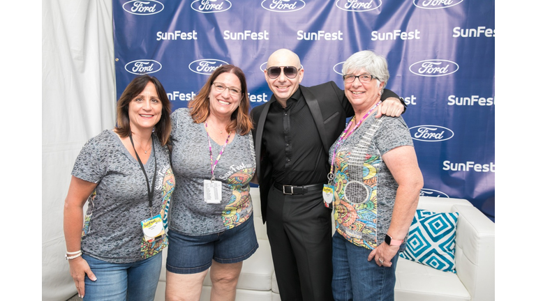 Pitbull Meet & Greet - SunFest 2018