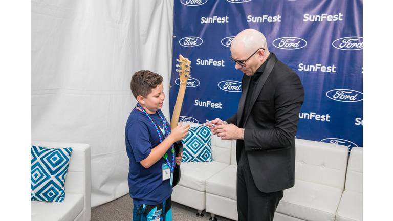 Pitbull Meet & Greet - SunFest 2018