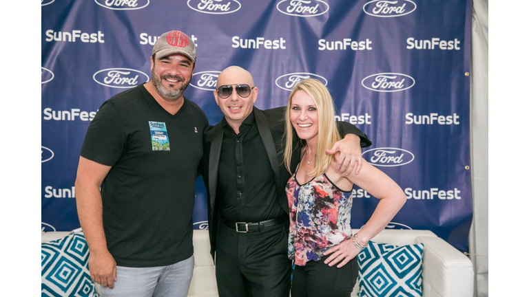 Pitbull Meet & Greet - SunFest 2018