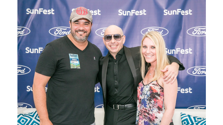 Pitbull Meet & Greet - SunFest 2018