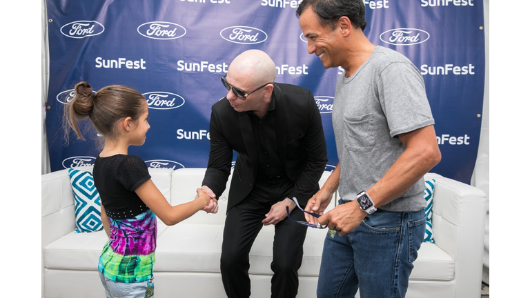 Pitbull Meet & Greet - SunFest 2018