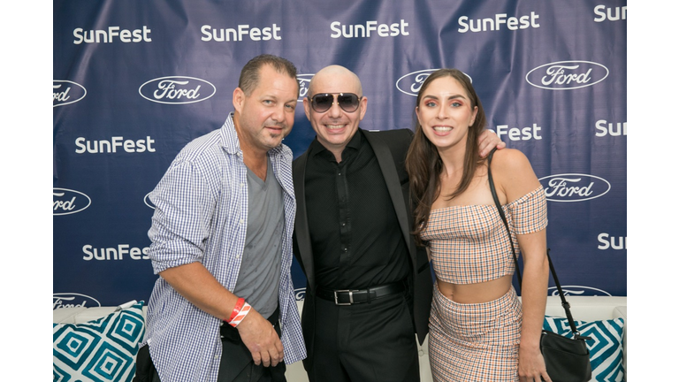 Pitbull Meet & Greet - SunFest 2018