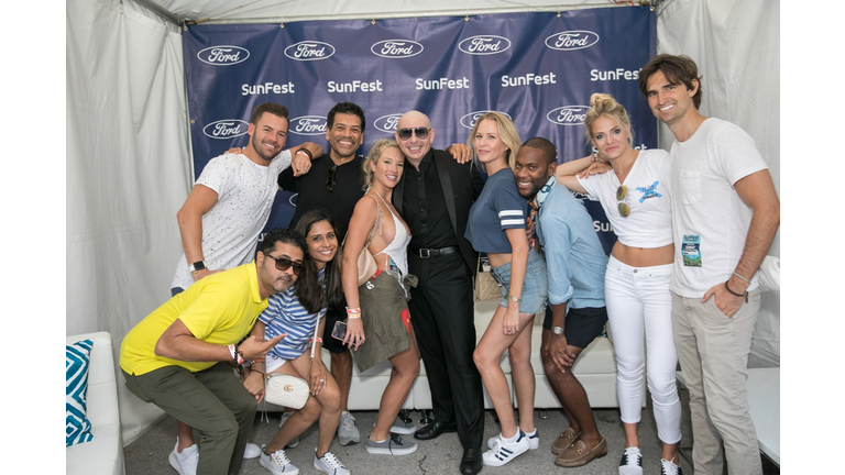 Pitbull Meet & Greet - SunFest 2018