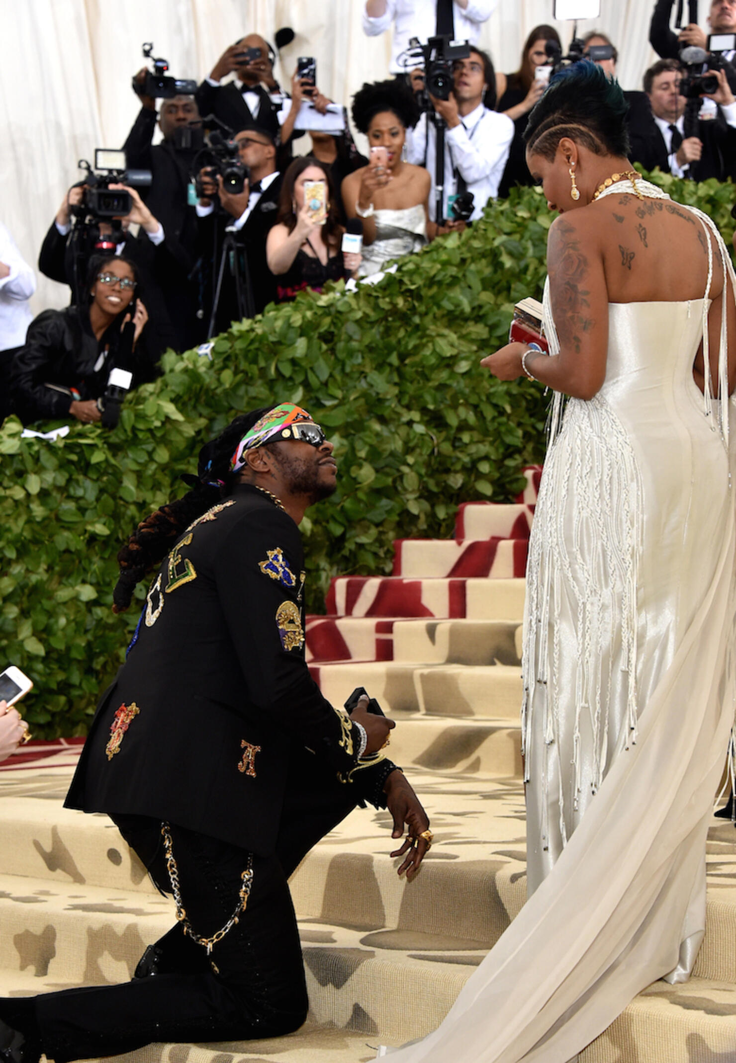 2 Chainz gets engaged at the Met Gala