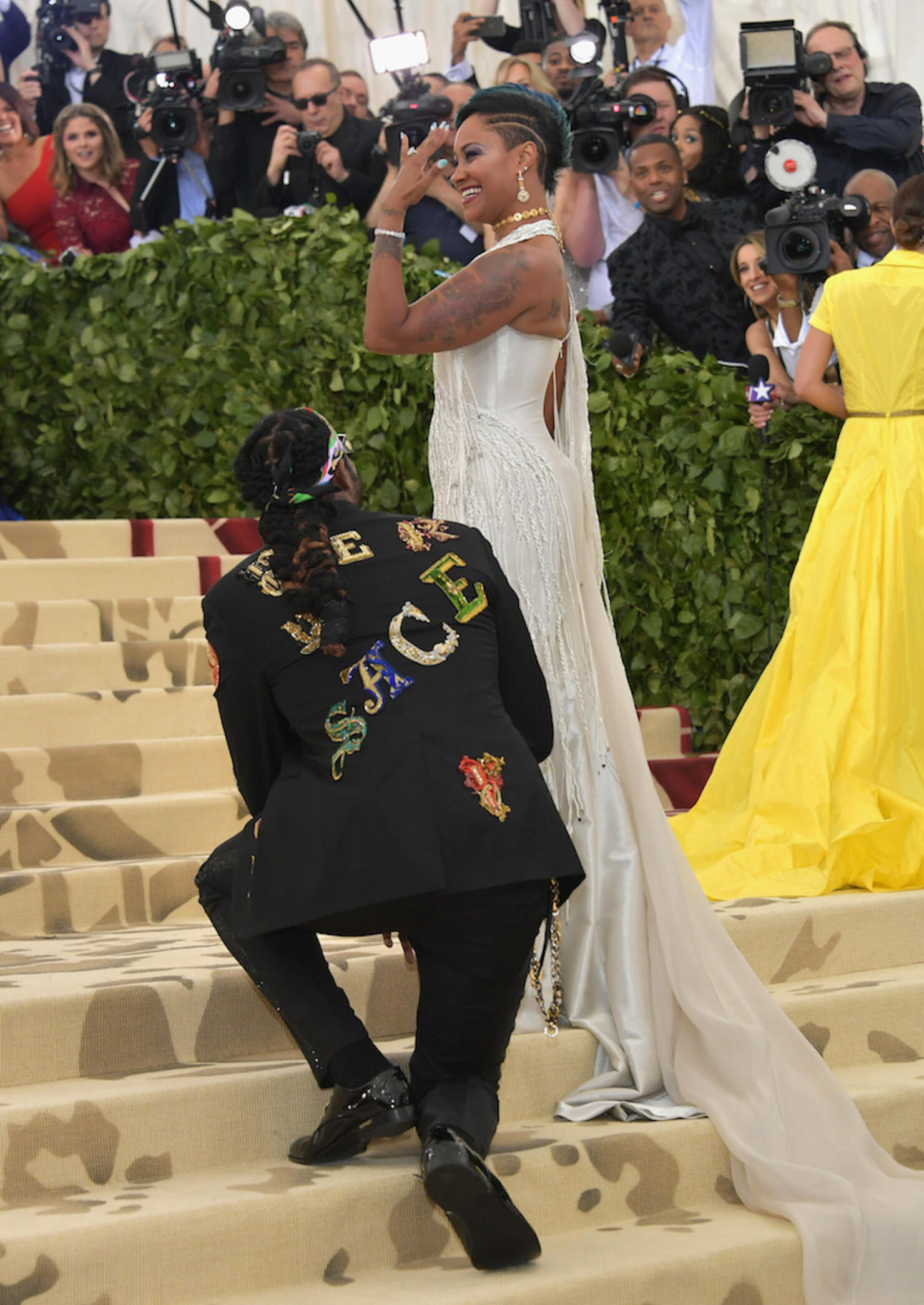 2 Chainz gets engaged to longtime girlfriend Kesha Ward at the Met Gala