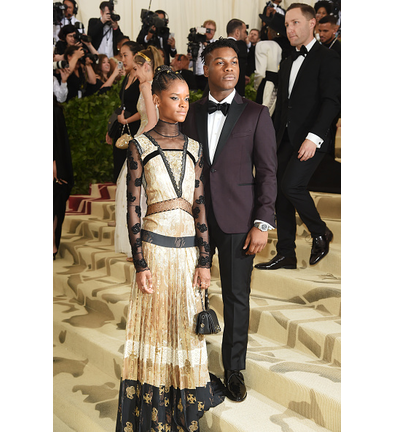 Met Gala - Getty Images - Letitia Wright & John Boyega