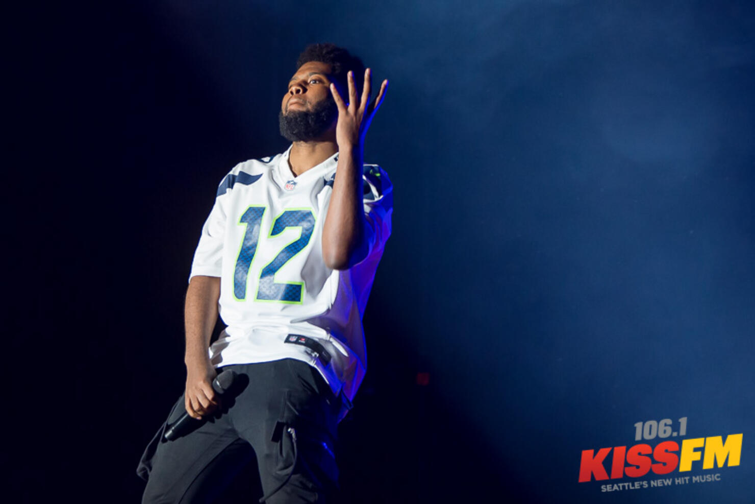 Khalid in Seattle for The Roxy Tour at WaMu Theater with PRETTYMUCH