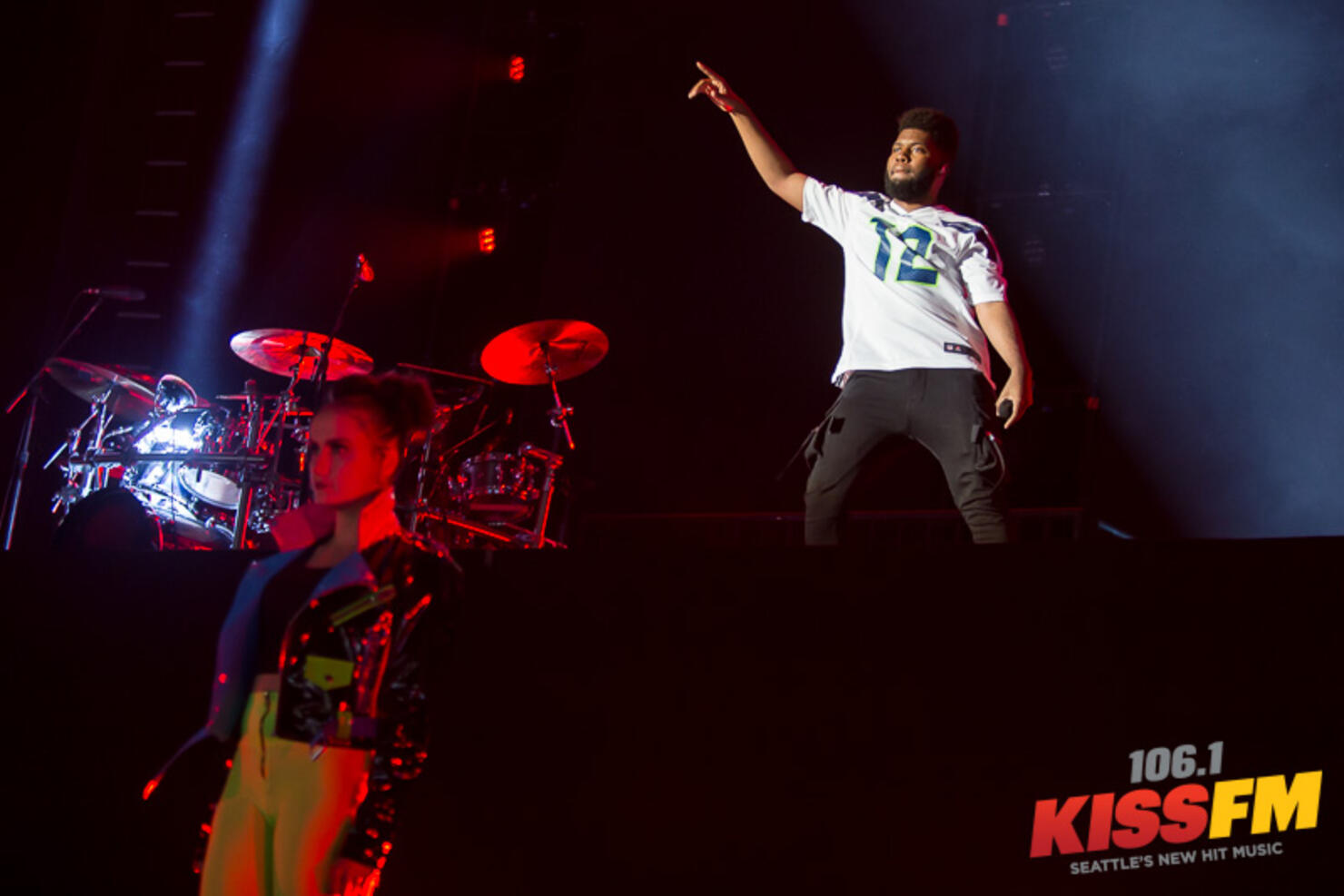 Khalid in Seattle for The Roxy Tour at WaMu Theater with PRETTYMUCH