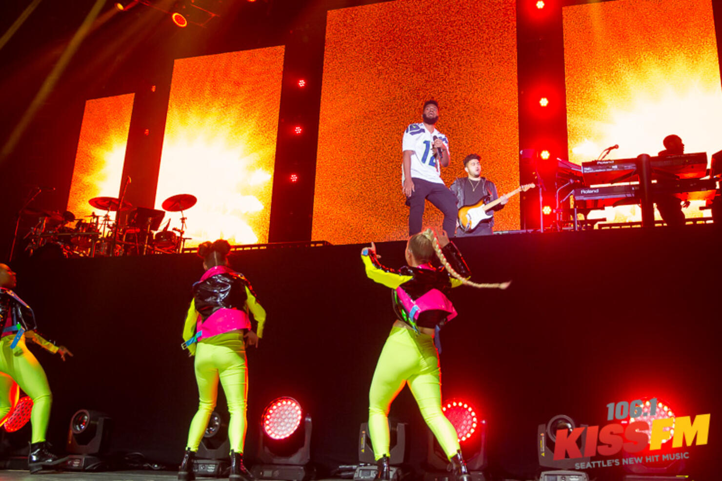 Khalid in Seattle for The Roxy Tour at WaMu Theater with PRETTYMUCH