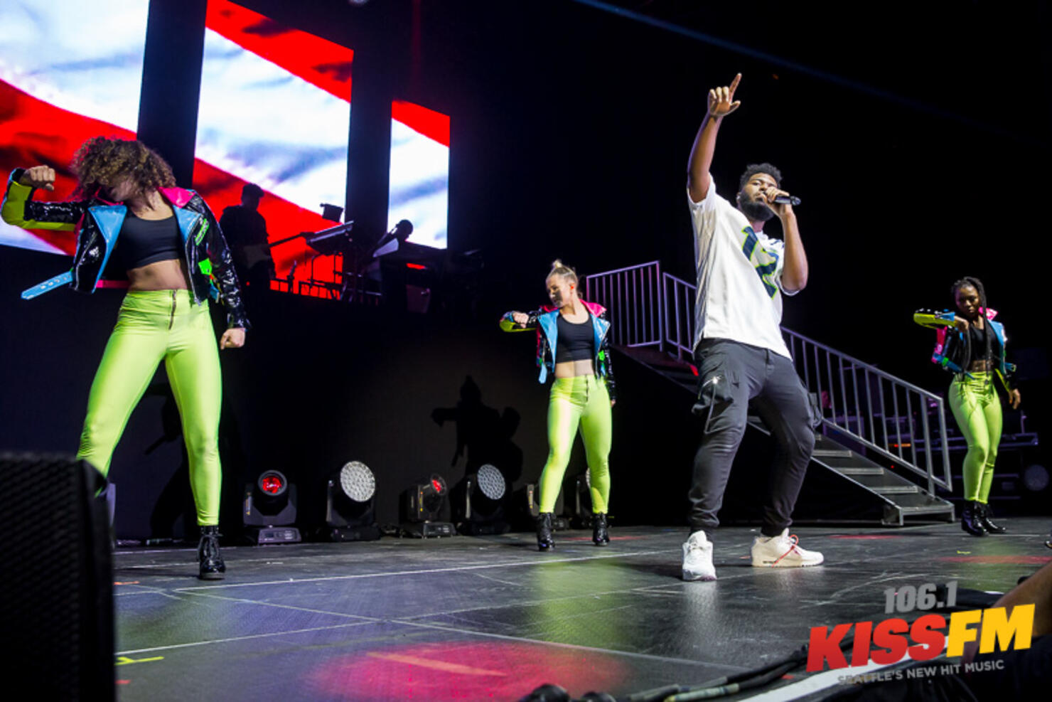 Khalid in Seattle for The Roxy Tour at WaMu Theater with PRETTYMUCH