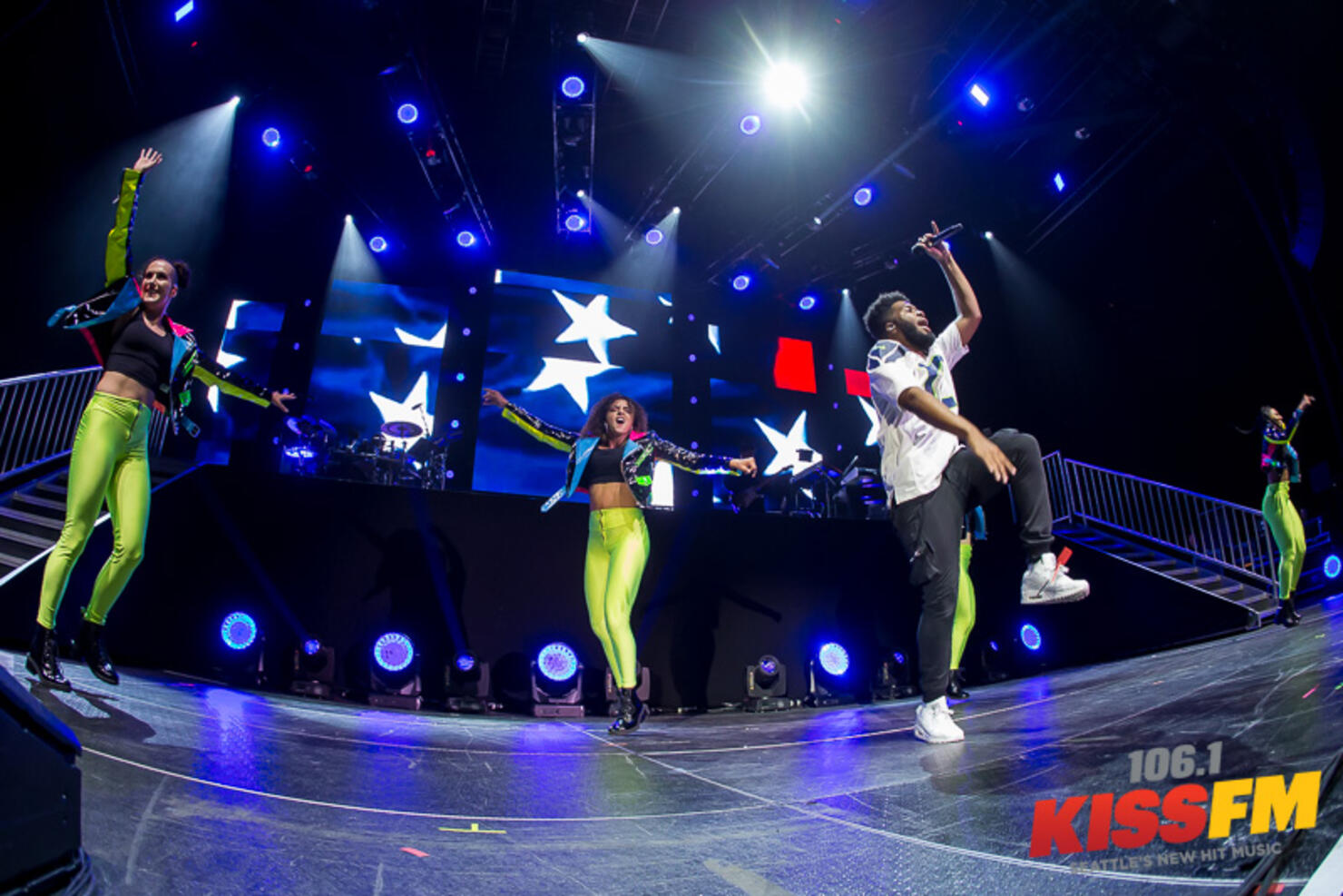 Khalid in Seattle for The Roxy Tour at WaMu Theater with PRETTYMUCH