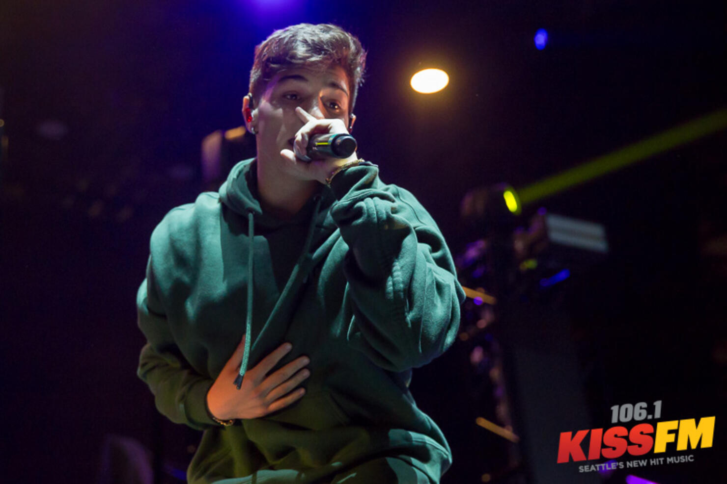Khalid in Seattle for The Roxy Tour at WaMu Theater with PRETTYMUCH