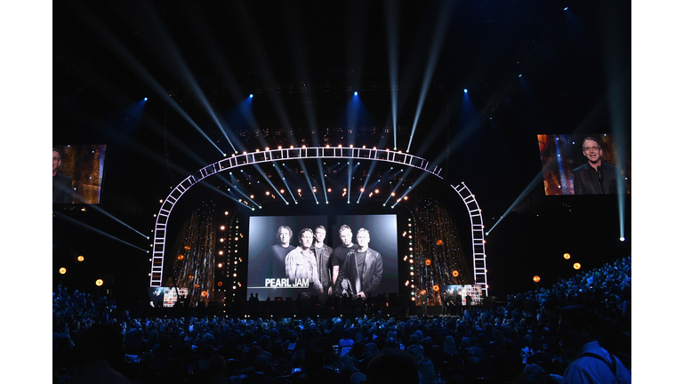 32nd Annual Rock & Roll Hall Of Fame Induction Ceremony, Pearl Jam, 2017, Getty Images