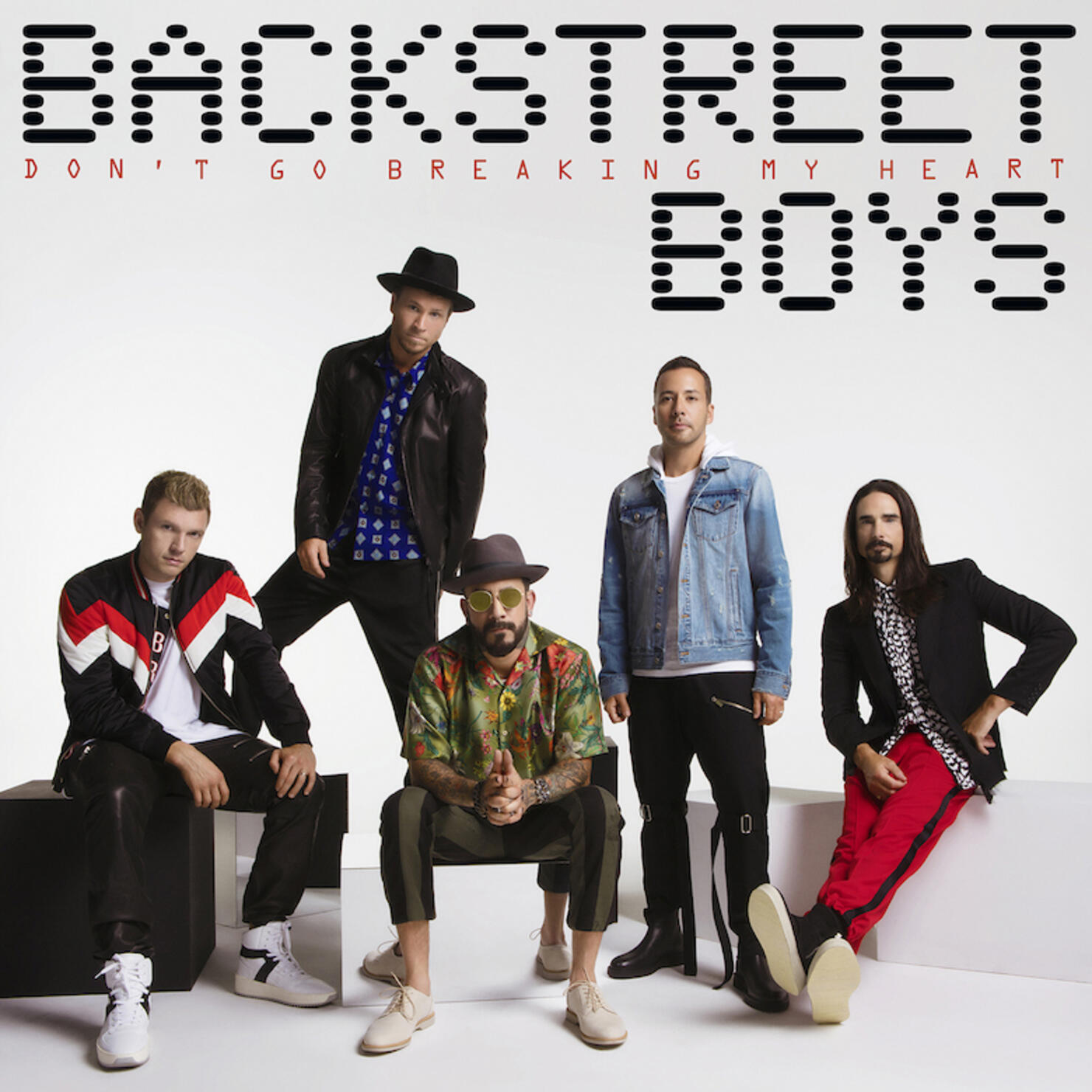Backstreet Boys "Don't Go Breaking My Heart" Cover Art