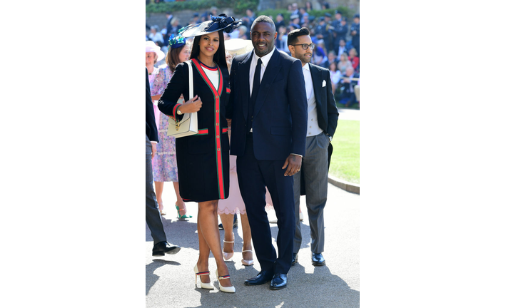 Idris Elba and Sabrina Dhowre 