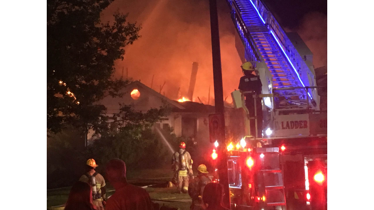 West Des Moines fire 2400 block of Ridgewood Drive.  WHO TV