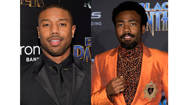 Michael B Jordan and Donald Glover - Getty Images