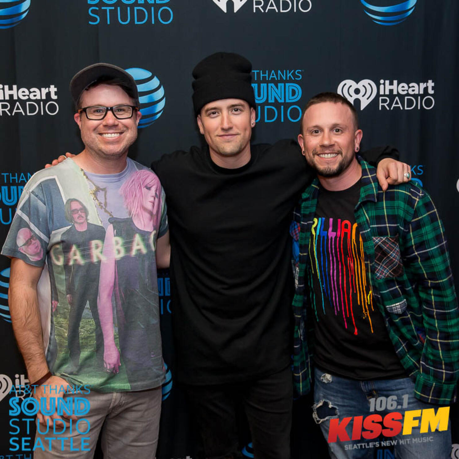 Meet and Greets with Logan Henderson - AT&T Thanks Sound Studio Seattle at 106.1 KISS FM