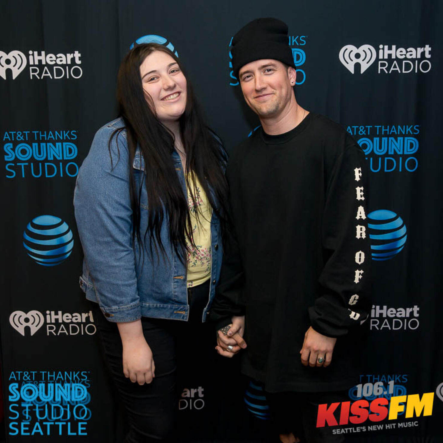 Meet and Greets with Logan Henderson - AT&T Thanks Sound Studio Seattle at 106.1 KISS FM