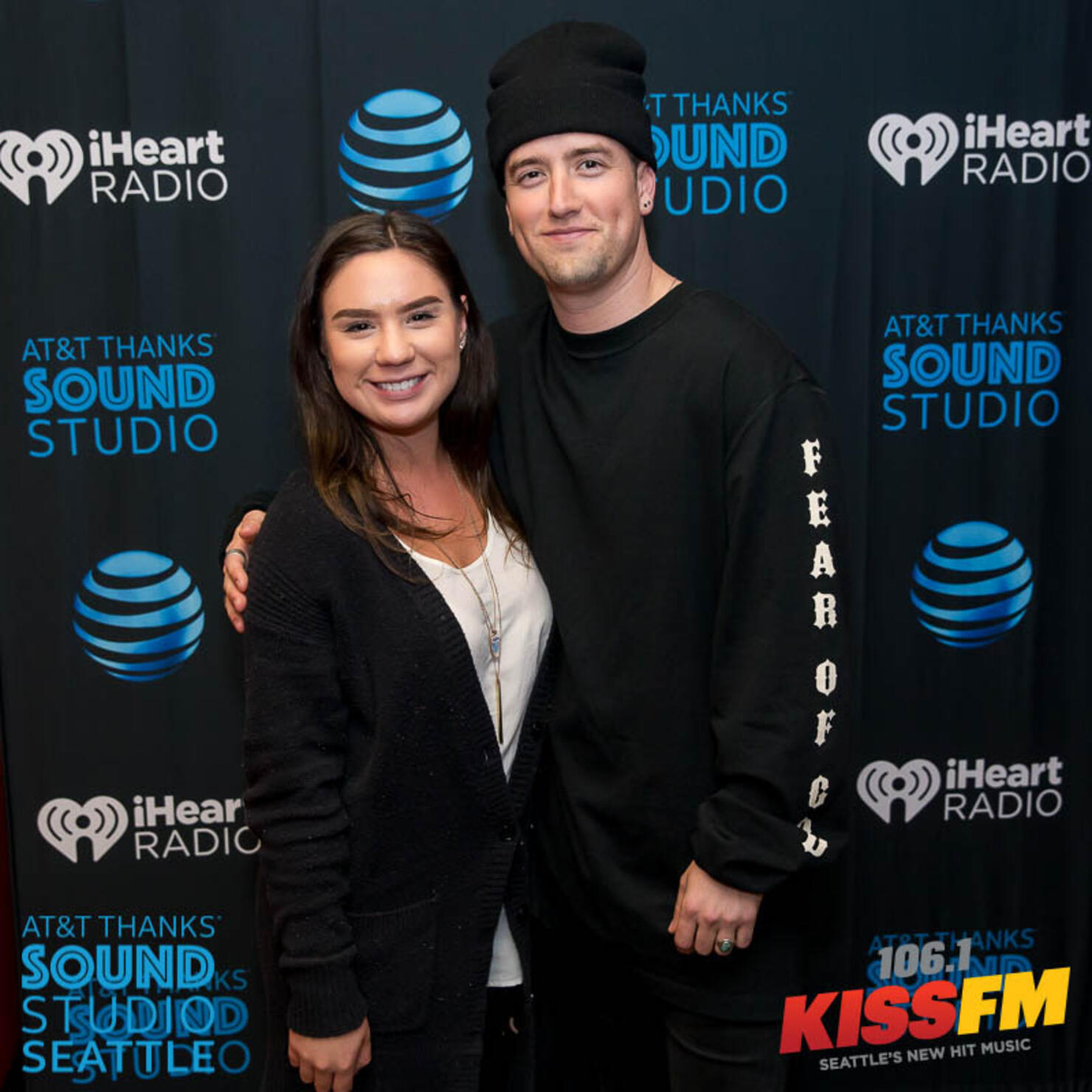 Meet and Greets with Logan Henderson - AT&T Thanks Sound Studio Seattle at 106.1 KISS FM