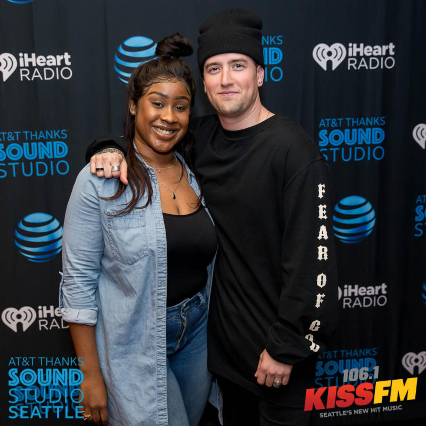 Meet and Greets with Logan Henderson - AT&T Thanks Sound Studio Seattle at 106.1 KISS FM