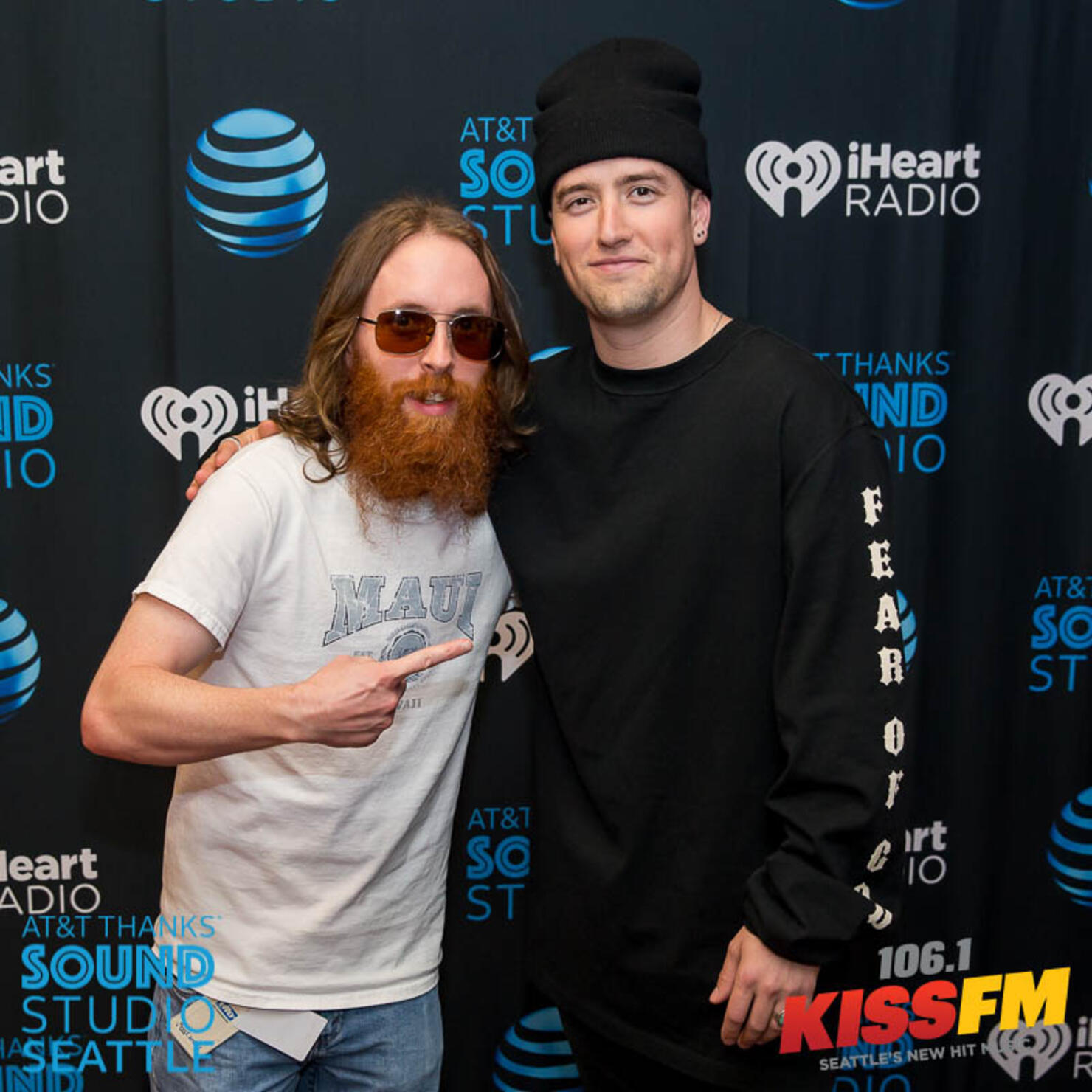 Meet and Greets with Logan Henderson - AT&T Thanks Sound Studio Seattle at 106.1 KISS FM