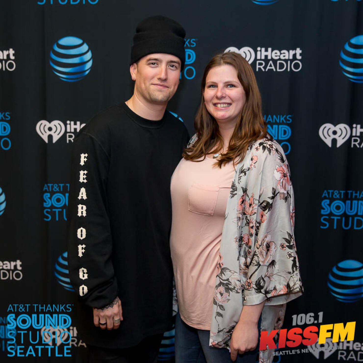 Meet and Greets with Logan Henderson - AT&T Thanks Sound Studio Seattle at 106.1 KISS FM