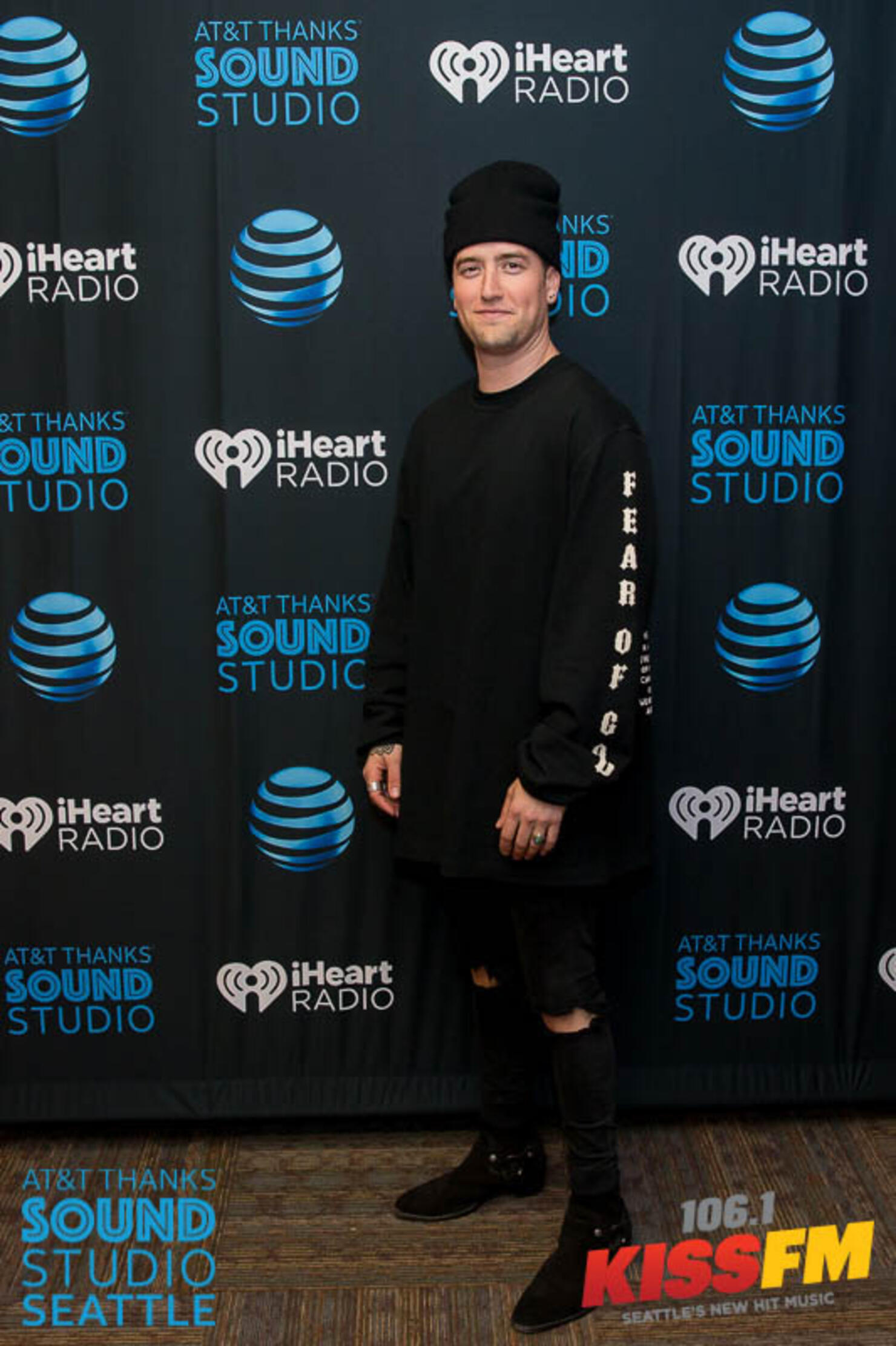 Meet and Greets with Logan Henderson - AT&T Thanks Sound Studio Seattle at 106.1 KISS FM