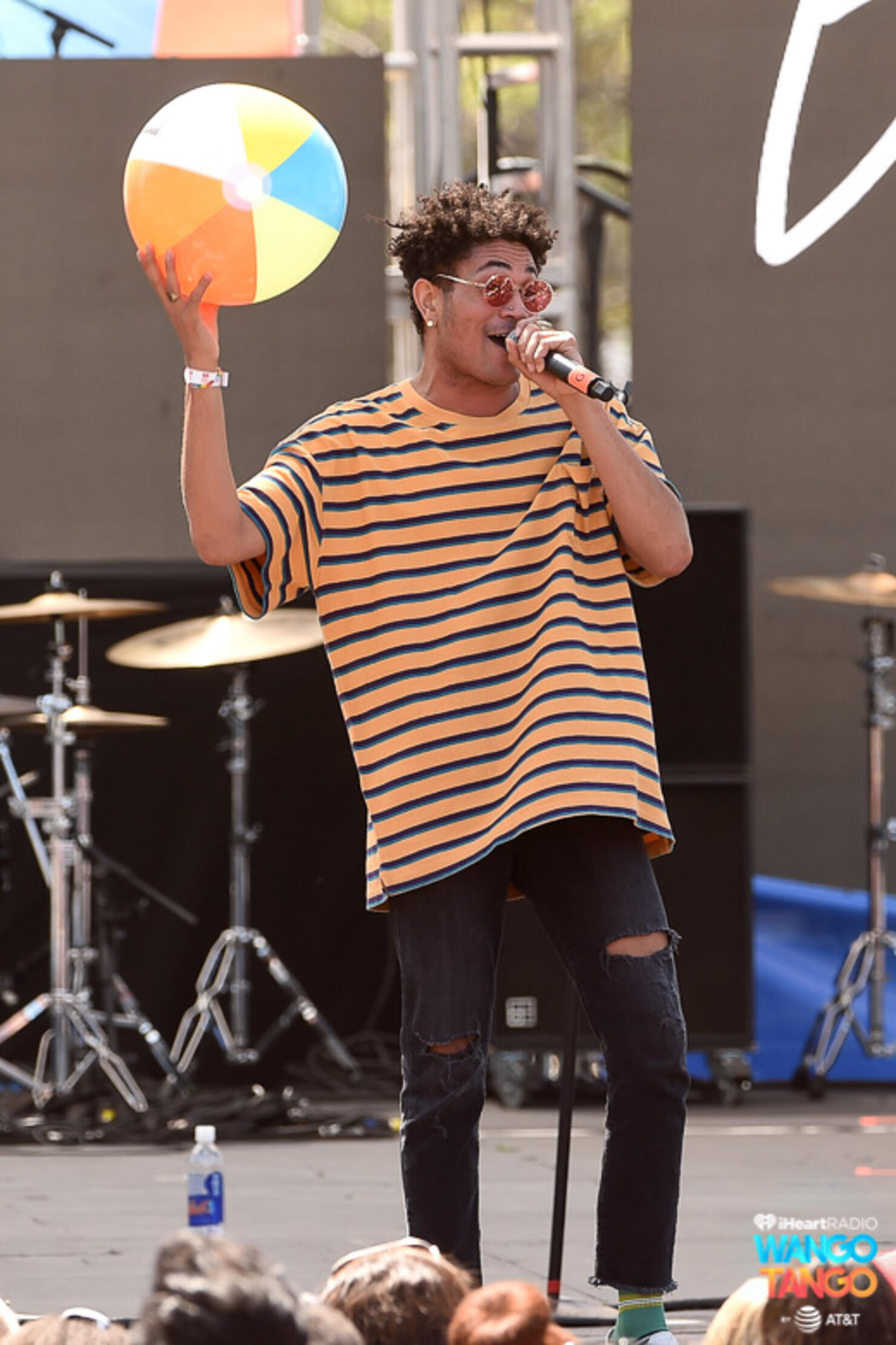 Bryce Vine performs live during the KIIS FM Wango Tango Village at the 2018 iHeartRadio Wango Tango