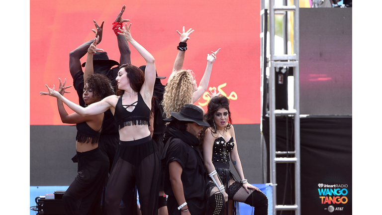  Farrah Mechael performs live during the KIIS FM Wango Tango Village at the 2018 iHeartRadio Wango  Tango 