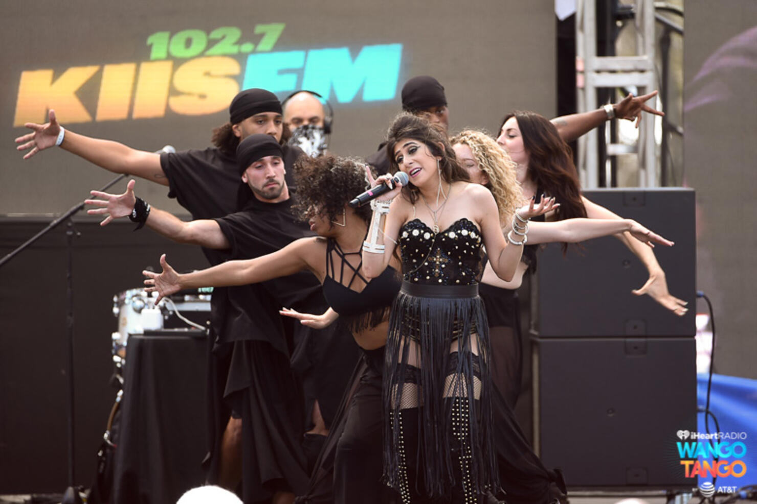  Farrah Mechael performs live during the KIIS FM Wango Tango Village at the 2018 iHeartRadio Wango  Tango 