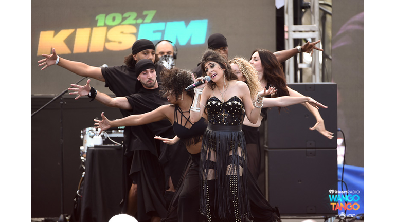  Farrah Mechael performs live during the KIIS FM Wango Tango Village at the 2018 iHeartRadio Wango  Tango 