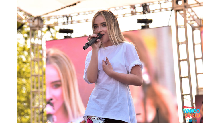 Sabrina Carpenter performs live at iHeartRadio's Wango Tango 2018
