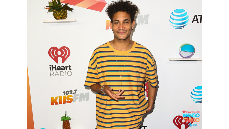Bryce Vine arrives at the 2018 iHeartRadio Wango Tango by AT&T at Banc of California Stadium on June 2, 2018 in Los Angeles, California