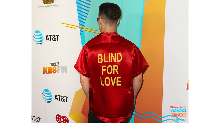 Logan Henderson arrives at the 2018 iHeartRadio Wango Tango by AT&T at Banc of California Stadium on June 2, 2018 in Los Angeles, California. 
