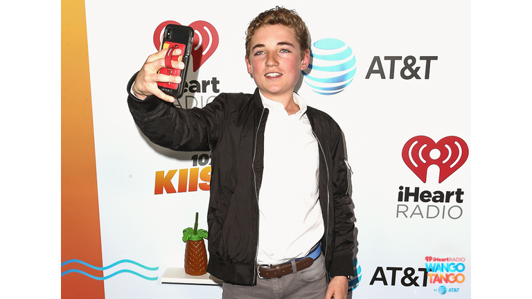 Ryan McKenna arrives at the 2018 iHeartRadio Wango Tango by AT&T at Banc of California Stadium on June 2, 2018 in Los Angeles, California. 