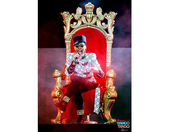  Janelle Monae performs onstage during the 2018 iHeartRadio Wango Tango by AT&T at Banc of California Stadium on June 2, 2018 in Los Angeles, California.