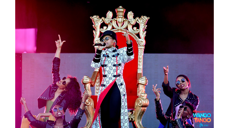  Janelle Monae performs onstage during the 2018 iHeartRadio Wango Tango by AT&T at Banc of California Stadium on June 2, 2018 in Los Angeles, California.