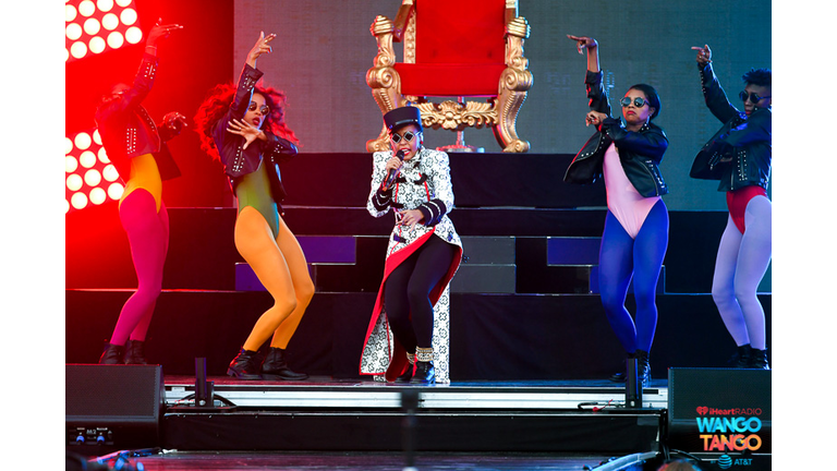  Janelle Monae performs onstage during the 2018 iHeartRadio Wango Tango by AT&T at Banc of California Stadium on June 2, 2018 in Los Angeles, California.