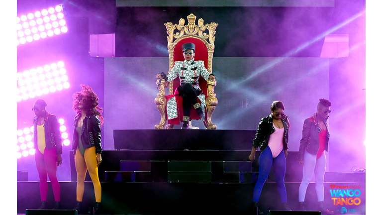  Janelle Monae performs onstage during the 2018 iHeartRadio Wango Tango by AT&T at Banc of California Stadium on June 2, 2018 in Los Angeles, California.