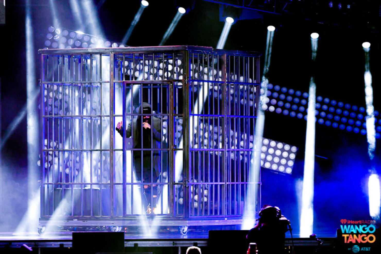  NF performs onstage during the 2018 iHeartRadio Wango Tango by AT&T at Banc of California Stadium on June 2, 2018 in Los Angeles, California.