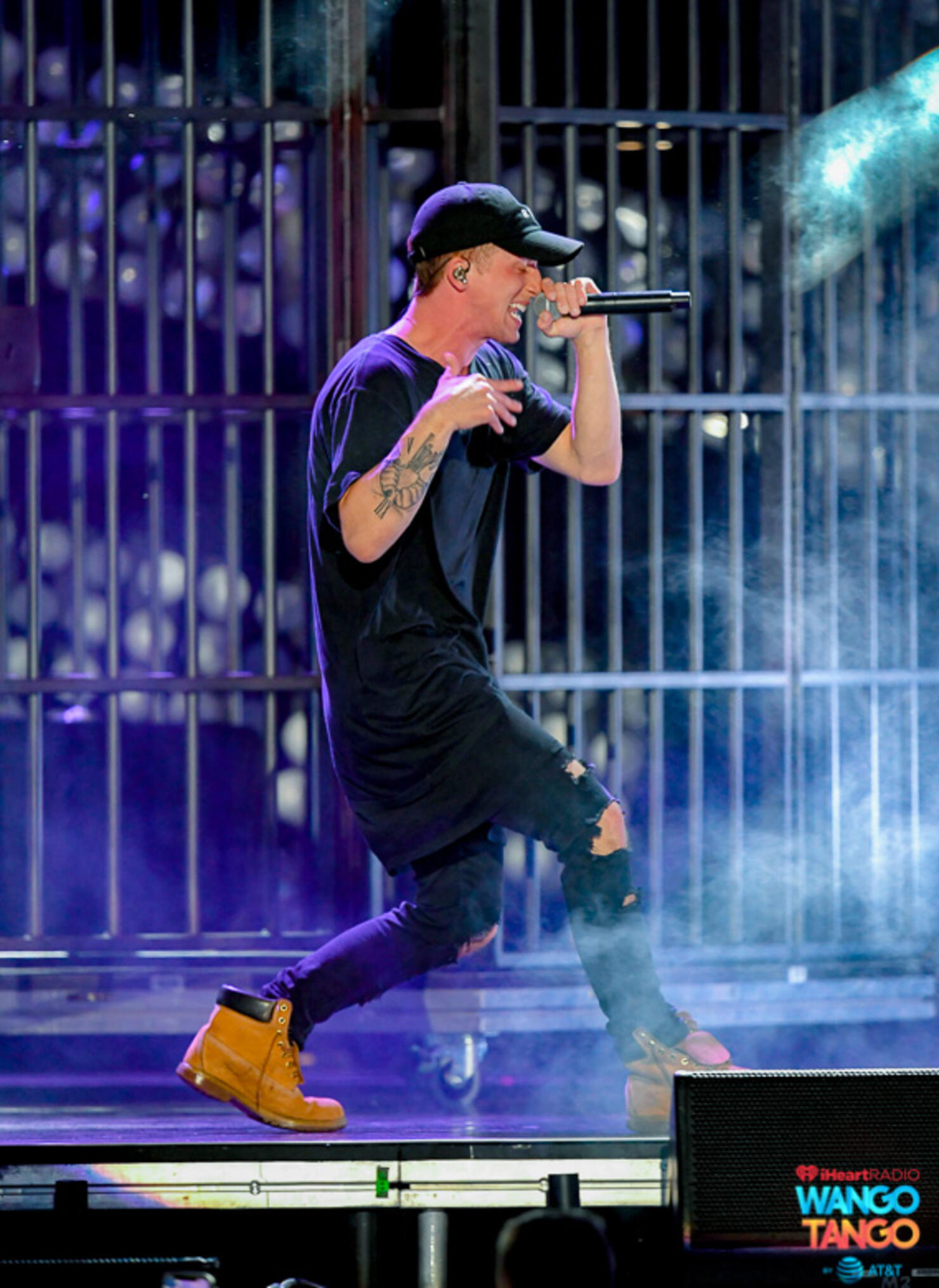  NF performs onstage during the 2018 iHeartRadio Wango Tango by AT&T at Banc of California Stadium on June 2, 2018 in Los Angeles, California.