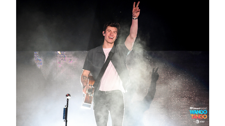 Shawn Mendes performs onstage during the 2018 iHeartRadio Wango Tango by AT&T at Banc of California Stadium on June 2, 2018 in Los Angeles, California. 