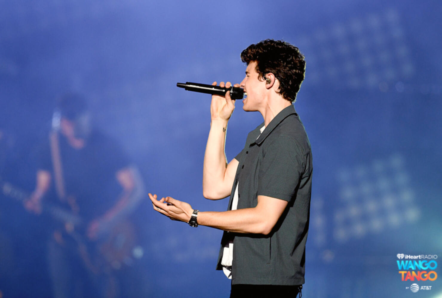 Shawn Mendes performs onstage during the 2018 iHeartRadio Wango Tango by AT&T at Banc of California Stadium on June 2, 2018 in Los Angeles, California. 