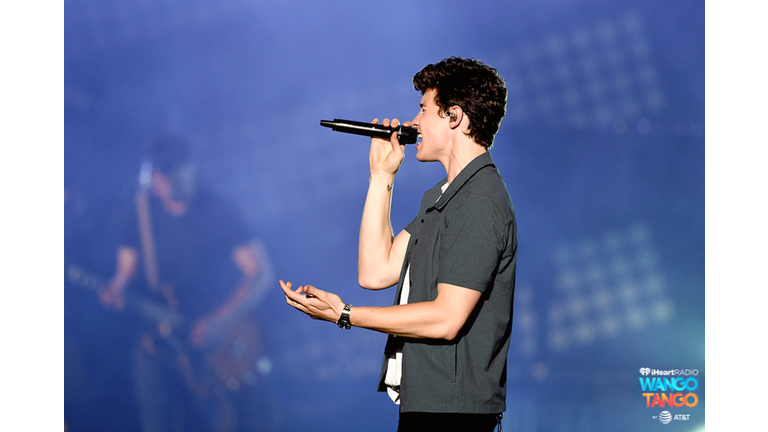 Shawn Mendes performs onstage during the 2018 iHeartRadio Wango Tango by AT&T at Banc of California Stadium on June 2, 2018 in Los Angeles, California. 