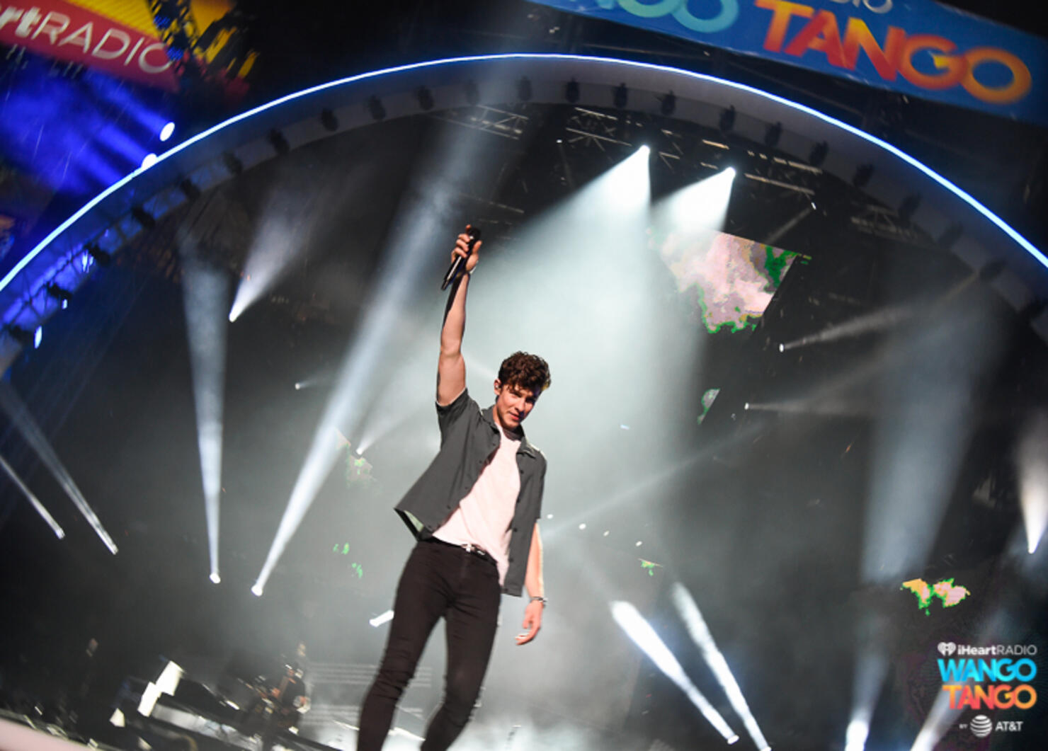 Shawn Mendes performs onstage during the 2018 iHeartRadio Wango Tango by AT&T at Banc of California Stadium on June 2, 2018 in Los Angeles, California. 